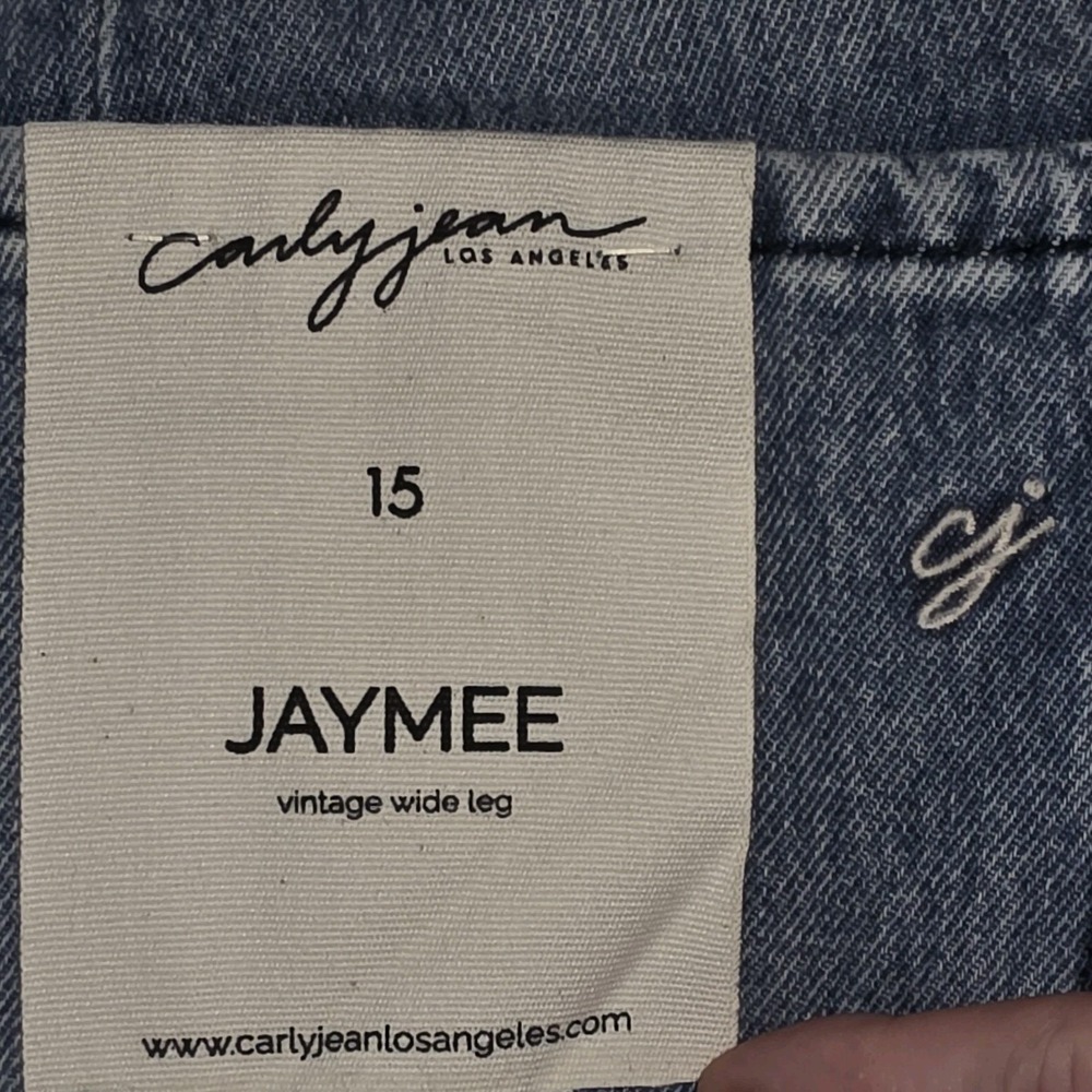 Carly Jean Los Angeles Jaymee‎ Wide Leg Jeans NWT Size 15 - Picture 5 of 16